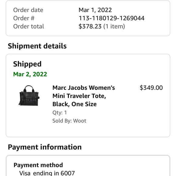 Marc Jacob’s crossbody tote bag - Picture 7 of 8